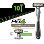Bic Flex Sensitive, 4-BLADE Men's Disposable Razor, 10 Count. Fixed Price $17.99.