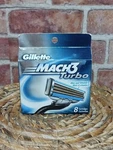2001 Gillette Mach 3 Turbo Razor Cartridges 8 Pack Vintage Nos New Sealed. Fixed Price $17.59.