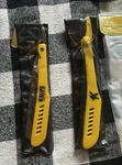 Kaliph The Set Of 2 Straight 100 Half Blades Yellow. Fixed Price $17.99.