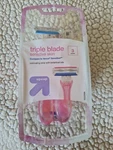 Disposabe Razors Womens Sensitive Skin Triple Blade Up & 3 Pack. Fixed Price $7.67.