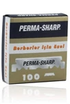 100 Perma Sharp Pre Cut Half Single Edge Razor Blades For Barbers Made Russia. Fixed Price $14.99.
