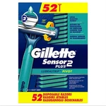 Gillette SENSOR2 Plus Disposable Lubrastrip Pivot - 52 Razors. Fixed Price $42.99.