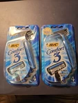 Bic Comfort 3 Blade Disposable Razors Men With Sensitive Skin 8 Ct. New. Fixed Price $15.49.