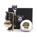 Silvertip Badger Brush 5 Edge Razor Bowl, Soap Men's Wet Shaving Luxury Kit New. Fixed Price $89.99.