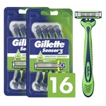 Gillette SENSOR3 Sensitive Disposable Razors For Men, Enhanced Lubrastrip Glides. Fixed Price $35.92.