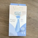 Gillette Venus Pubic Hair & Skin Razor Blue + 2 Cartridges, Shower. Fixed Price $14.99.