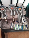 3 Gillette Razors And Extra Replacement Blades Multiple. Fixed Price $22.50.