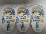 3 Bic Soleil Escape Blade Disposable Razors With Almond Oil Strip 4 Pk. Fixed Price $14.99.