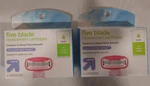 Up & Women's Five Replacement Cartridges 8 Count Blades Set Of 2 Boxes. Fixed Price $5.99.