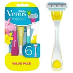 Gillette Venus Tropical Women's Disposable Razor Value Pack - Aloe Vera 6 Ct. Fixed Price $17.99.