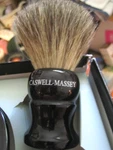 Caswell-massey Pure Gray Badger Shave Shaving Brush New Black Handle. Fixed Price $69.99.