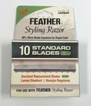 Feather Styling Razor 10 Standard Blades R-type Nib. Fixed Price $10.70.