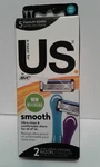 Bic For Us Unisex Disposable Razors 5 Blade Titanium Blue Purple 2 Pack. Fixed Price $7.99.