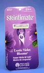 Skintimate 4 Pk Razors Exotic Violet Blooms Blade Disposable Ergonomic. Fixed Price $10.25.