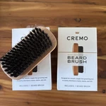 Cremo 100% Boar Bristle Beard Brush With Wood Handle Shape & Groom Set Of 2. Fixed Price $14.95.