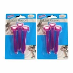 6 Pack Womens Bikini Line Razors 3.5" Precision Stainless Steel Blade. Fixed Price $8.99.