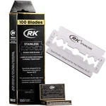 Rk Shaving Double Edge Razor Blade - 100 Pack Designed For The Henson AL13. Fixed Price $23.36.