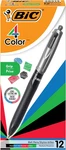 Bic 4 Color Grip Retractable Ballpoint Pens Comfortable 12 Pack. Fixed Price $22.31.