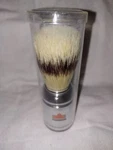 Marvy Omega Silver Handle Shaving Brush. Fixed Price $12.95.