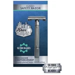 Double Edge Shaving Safety Razor With Travel Case & Blade. Fixed Price $24.95.
