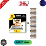 12 Bic Flex 5 Refillable Razor Cartridges Men Smooth And Comfortable.. Fixed Price $21.66.