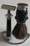 Boss Razors 3 Piece Chrome Metal Shaving Set Open Box Grooming Gift. Fixed Price $18.00.