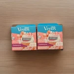 2 Gillette Venus Women 3 Blades Shaving Razor Refill Cartridges White Tea 8 Ct. Fixed Price $18.99.