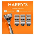 Harry's 13 Cartridges Chrome Edition Razor 5 Blade + Handle Harrys. Fixed Price $36.48.