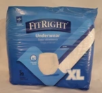 Medline Fitright Ultra Underwear W/leak-stop Guard-size Xl-pack Of 20. Fixed Price $20.00.
