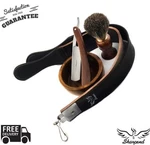 Old Style Barber Salon Straight Cut Throat Shaving Razor Gift Set Luxury Kit. Fixed Price $35.74.