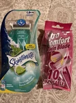 New Schick Skintimate 4 Blades Disposable Razors Sensitive. Fixed Price $5.00.