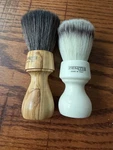 Zenith Synthetic Shave Brushes, Made In Italy. Fixed Price $59.00.