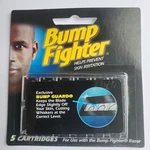 Bump Fighter 5-CARTRIDGE Razor Blade Refills Original Package, New Old Stock. Fixed Price $70.00.