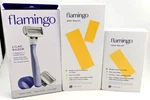 *3-PIECE Set* Flamingo Women's Razor & (2) Boxes Of Wax Strips. Fixed Price $15.00.