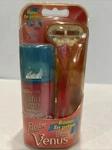 Vintage Gillette Passion Venus 3 Razor Women Satin Care Shave Gel Floral. Fixed Price $55.00.