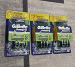 Gillette SENSOR3 Disposable Razors W/aloe Sensitive Lot Of New 8/COUNT (24). Fixed Price $37.04.