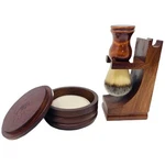 Gents Men Classic Wooden Shaving Set Brush Stand, 3.5 Inch Soap Bowl Kit Tool. Fixed Price $58.45.