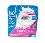 Gillette Venus With Olay Comfortglide Sugarberry 5 Blade Razor Cartridges, 4 Ct. Fixed Price $24.60.