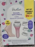 Shick Intuition Shaving Gift Set; Contains Razor Handle/refill Cartridges & Sock. Fixed Price $20.00.