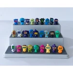 Toonz Micro Monsters Mini Figures Lot Of 28 Assorted Rare Colors Robots Tv Heads. Fixed Price $35.00.