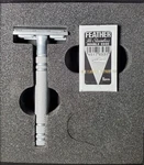 Feather AS-D2 Stainless Steel Double Edge Razor Japan Made. Fixed Price $199.99.