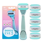 5 Razors - Smooth Shaving For Women With 1 Handle & 6 Cartridge Refill.... Fixed Price $36.54.