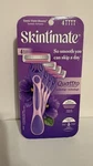 Skintimate Quattro 4-BLADE Disposable Razor Exotic Violet Blooms Scented Pack. Fixed Price $12.00.