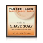 Van Der Hagen Deluxe Shave Soap 2.5 Oz Hypoallergenic Shea Butter - 6 Pack. Fixed Price $30.30.