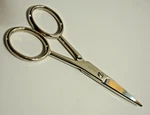 4" Tweezerman Italy Moustache Beard Trim Scissors Factory Sharpened With Sleeve. Fixed Price $16.77.