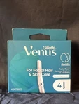 Gillette Venus Facial Hair & Skin Care Refills 4 Cartridges New. Fixed Price $13.00.