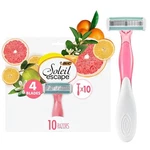 Bic Soleil Escape Women's Disposable Razors, 4 Blades, Citrus Scented 10. Fixed Price $16.99.