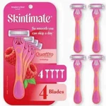 Skintimate Quattro For Women 4CT Disposable Razor Rasberry Rain Scent. Fixed Price $10.98.