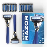 Forever Gem Men Razor With 2 Handles & 10 Refill Blades Count (pack Of 1). Fixed Price $29.07.