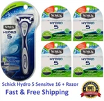 17 Schick Hydro 5 Sensitive Razor Blades Fit Power Refill Cartridges 4 8 Shaver. Fixed Price $75.99.